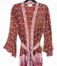 Load image into Gallery viewer, Vintage Sari Kimono Long
