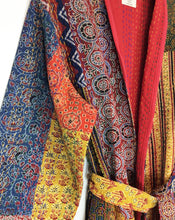 Load image into Gallery viewer, Ajrakh Kantha Robe