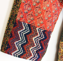 Load image into Gallery viewer, Ajrakh Kantha Robe