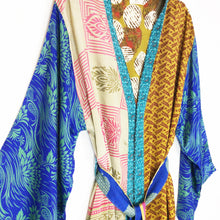 Load image into Gallery viewer, Vintage Sari Kimono Long