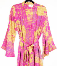 Load image into Gallery viewer, Vintage Sari Kimono Long