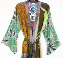Load image into Gallery viewer, Vintage Sari Kimono Long