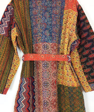 Load image into Gallery viewer, Ajrakh Kantha Robe