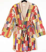 Load image into Gallery viewer, Stone Washed Kantha Jacket