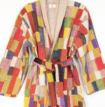 Load image into Gallery viewer, Stone Washed Kantha Jacket