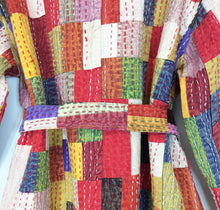 Load image into Gallery viewer, Stone Washed Kantha Jacket