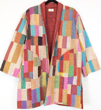 Load image into Gallery viewer, Stone Washed Kantha Jacket