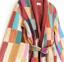 Load image into Gallery viewer, Stone Washed Kantha Jacket