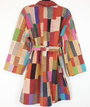 Load image into Gallery viewer, Stone Washed Kantha Jacket