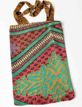 Load image into Gallery viewer, Vintage Silk Sari Tote