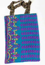 Load image into Gallery viewer, Vintage Silk Sari Tote
