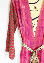 Load image into Gallery viewer, Vintage Sari kimono long