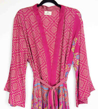 Load image into Gallery viewer, Vintage Sari Kimono Long