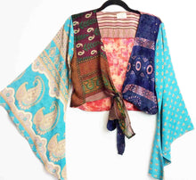 Load image into Gallery viewer, Sari Wrap Top