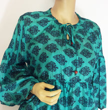 Load image into Gallery viewer, Katie Silk Sari Dress