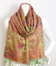 Load image into Gallery viewer, Silk Jamawar Scarf/Shawl