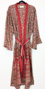 Vintage Sari Kimono Long