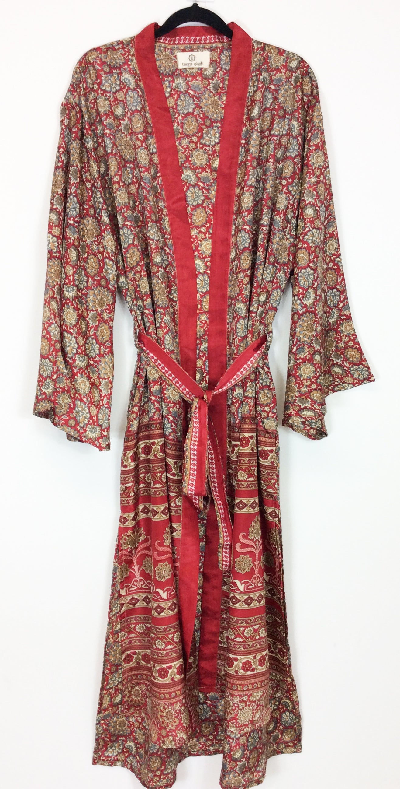 Vintage Sari Kimono Long