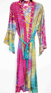 Vintage Sari Kimono Long