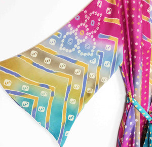 Vintage Sari Kimono Long