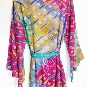 Vintage Sari Kimono Long