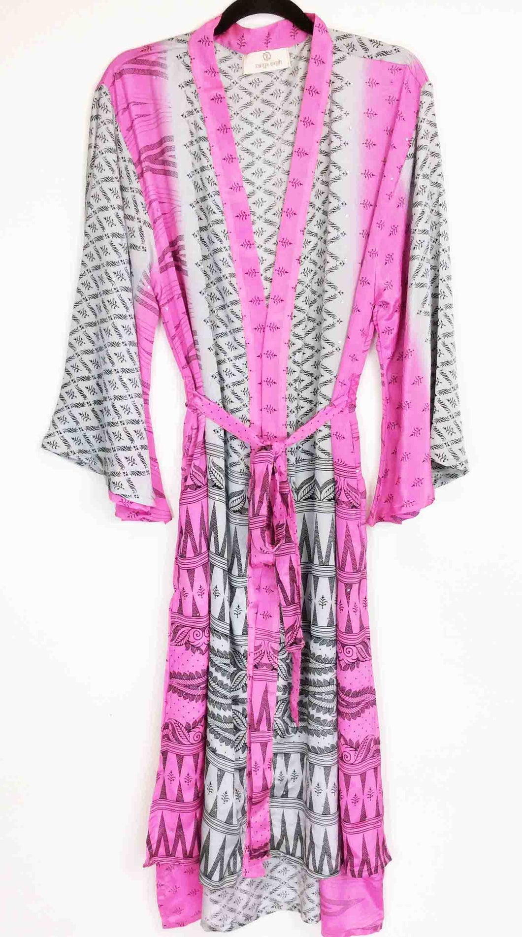 Vintage Sari Kimono Long