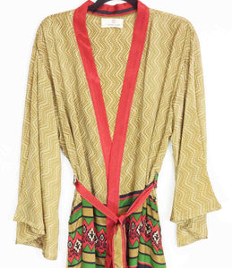 Vintage Sari Kimono Long