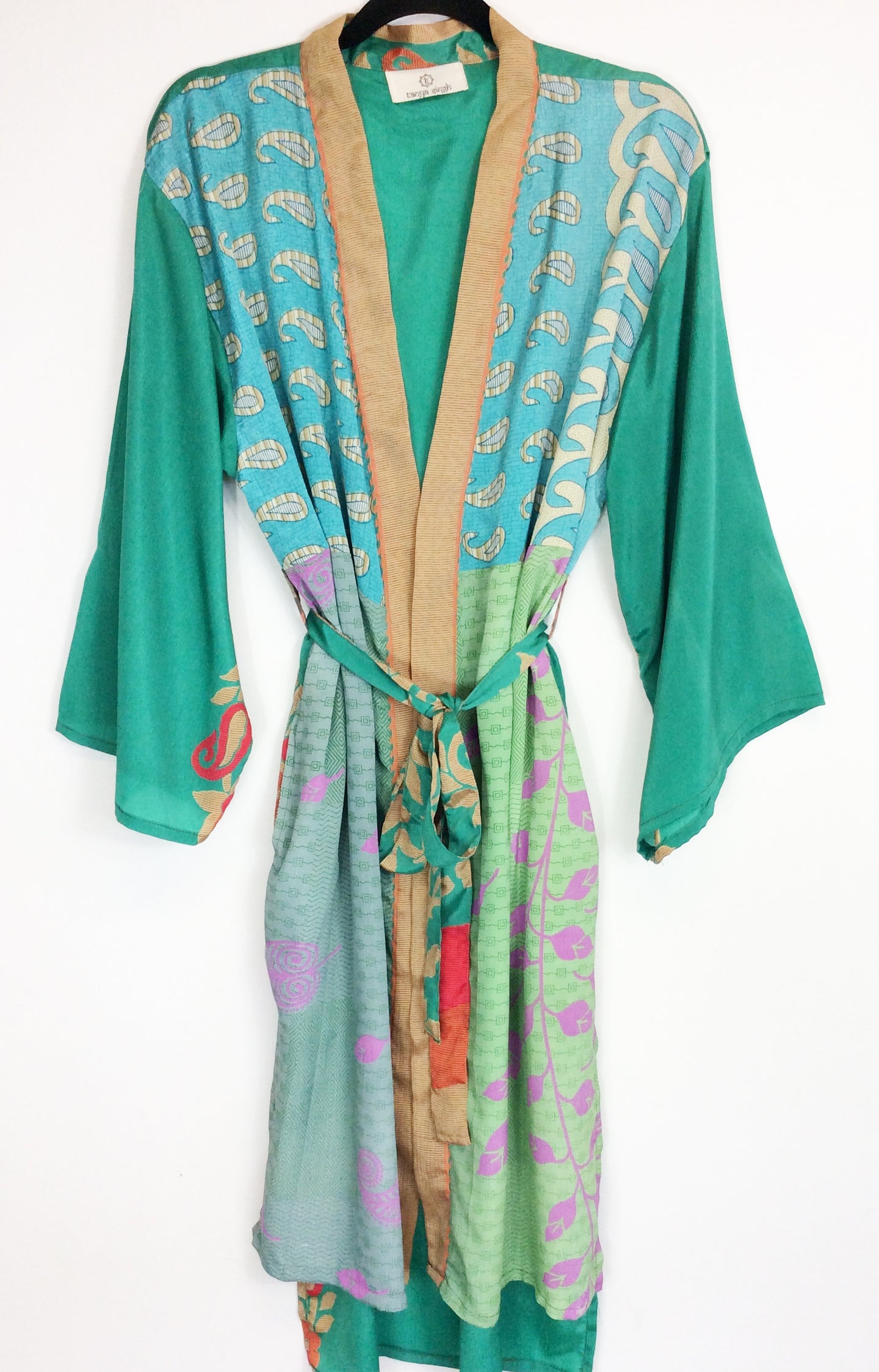 Vintage Sari Kimono Long