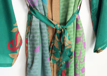 Load image into Gallery viewer, Vintage Sari Kimono Long
