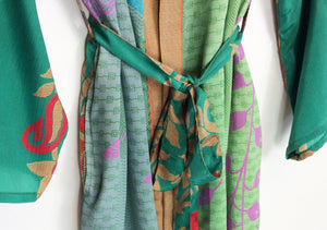 Vintage Sari Kimono Long