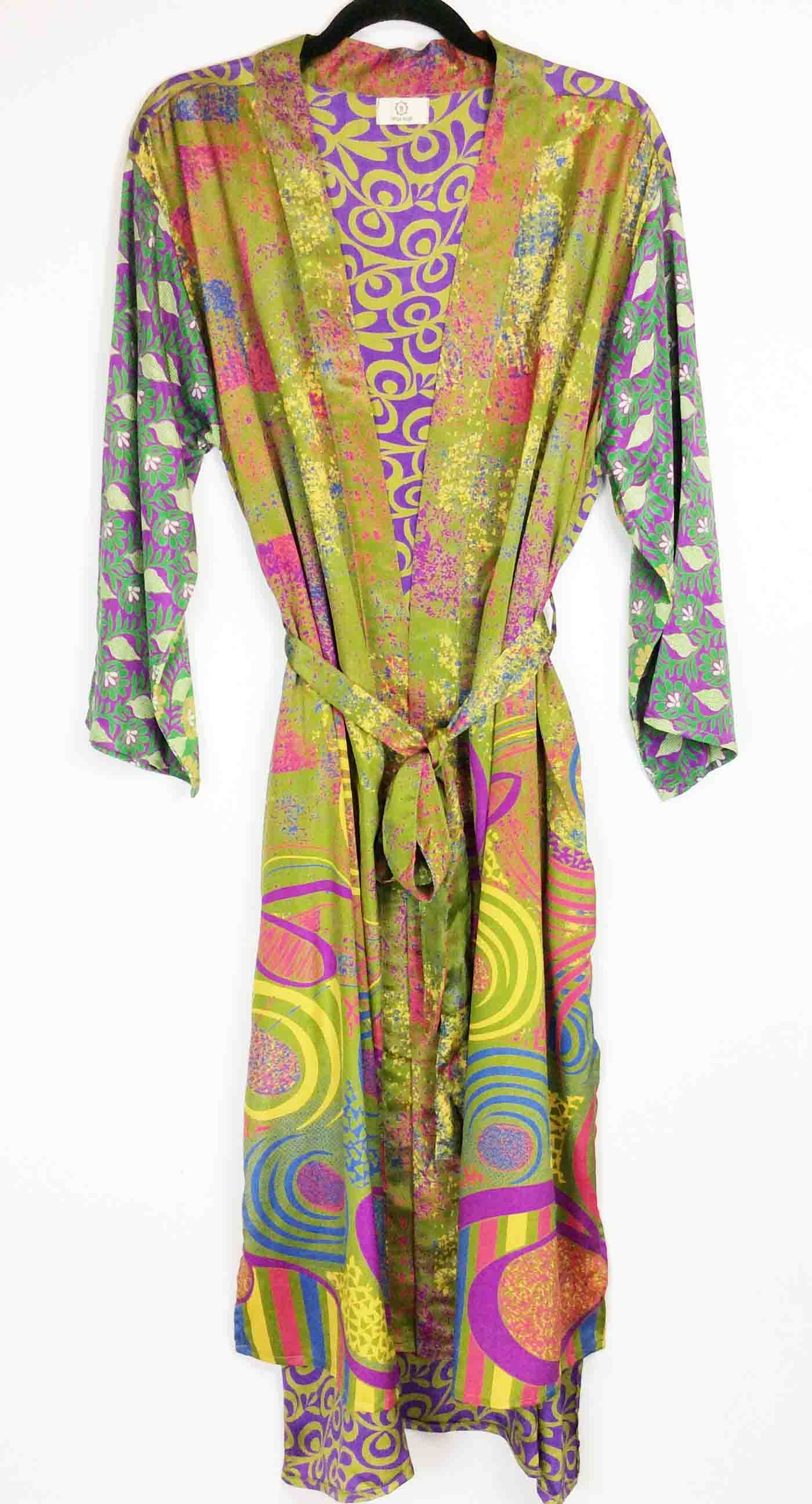 Vintage Sari Kimono Long