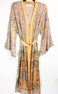 Vintage Sari Kimono Long