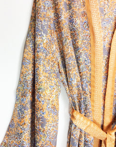 Vintage Sari Kimono Long