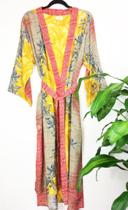 Vintage Sari Kimono Long