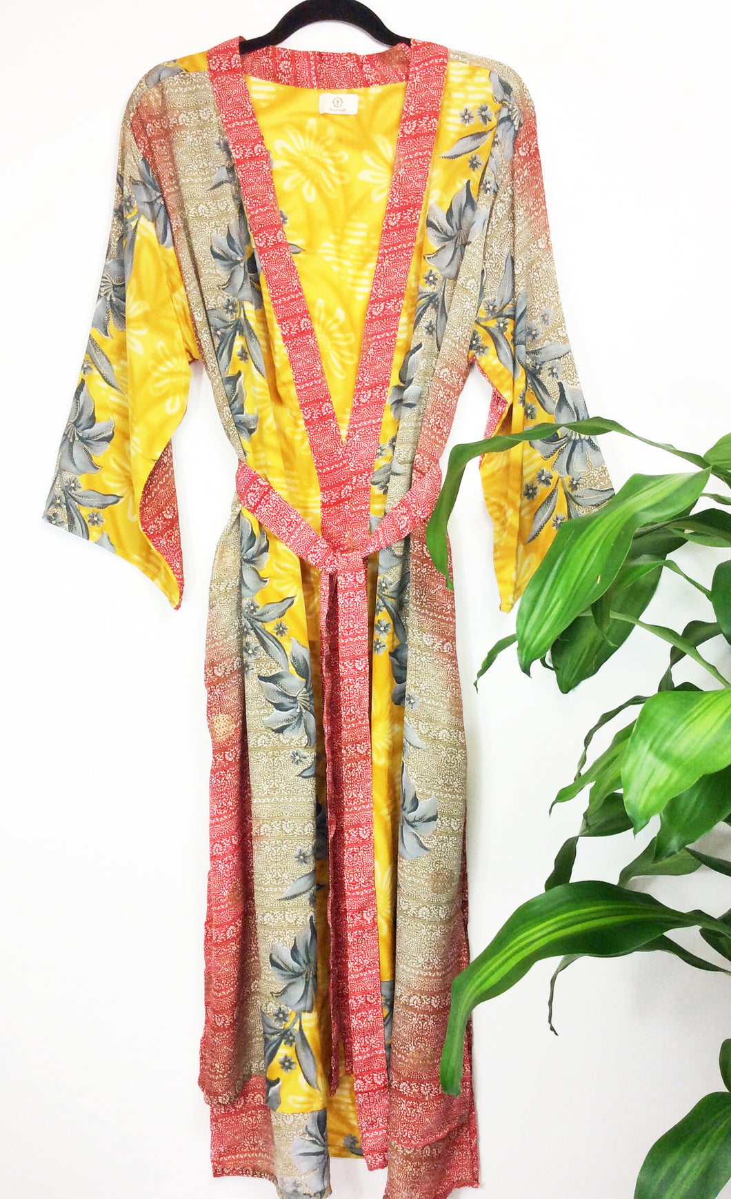 Vintage Sari Kimono Long