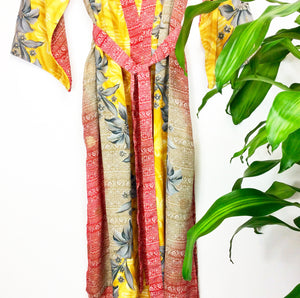 Vintage Sari Kimono Long