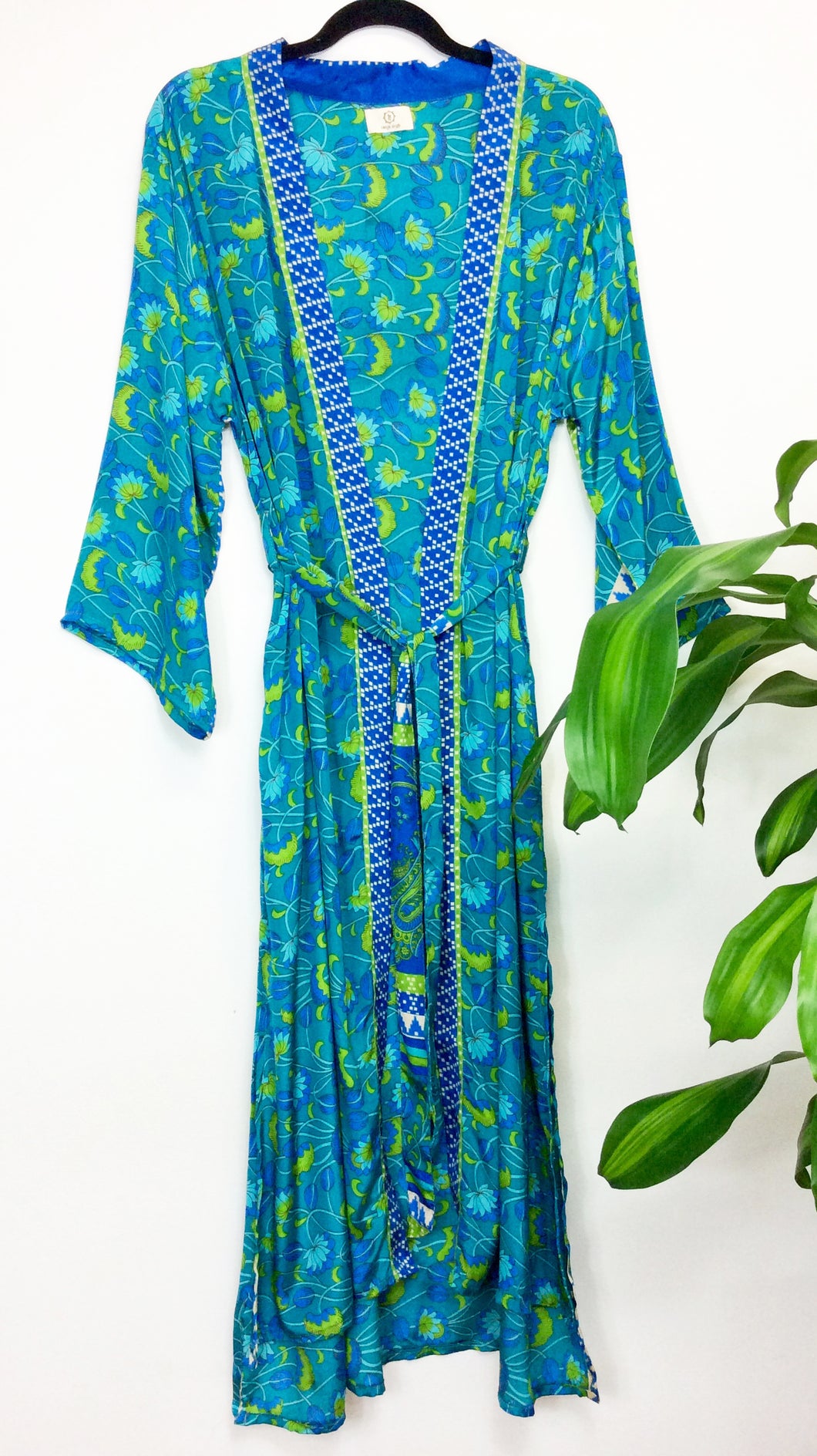 Vintage Sari Kimono Long