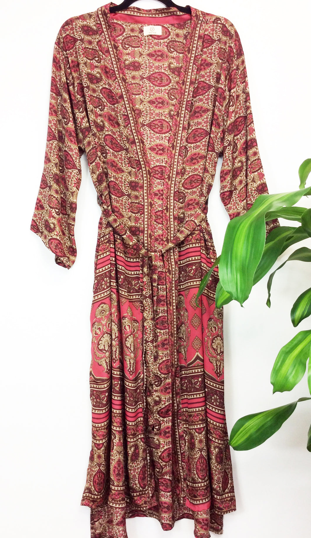 Vintage Sari Kimono Long