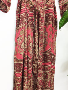 Vintage Sari Kimono Long