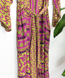 Vintage Sari Kimono Long