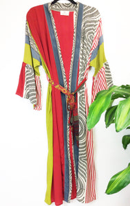 Vintage Sari Kimono Long
