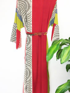 Vintage Sari Kimono Long