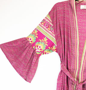 Vintage Sari Kimono Long