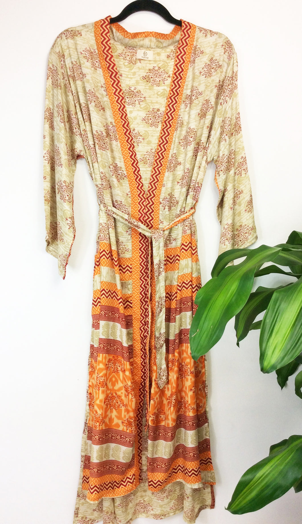 Vintage Sari Kimono Long