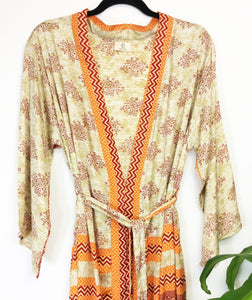 Vintage Sari Kimono Long