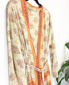 Vintage Sari Kimono Long