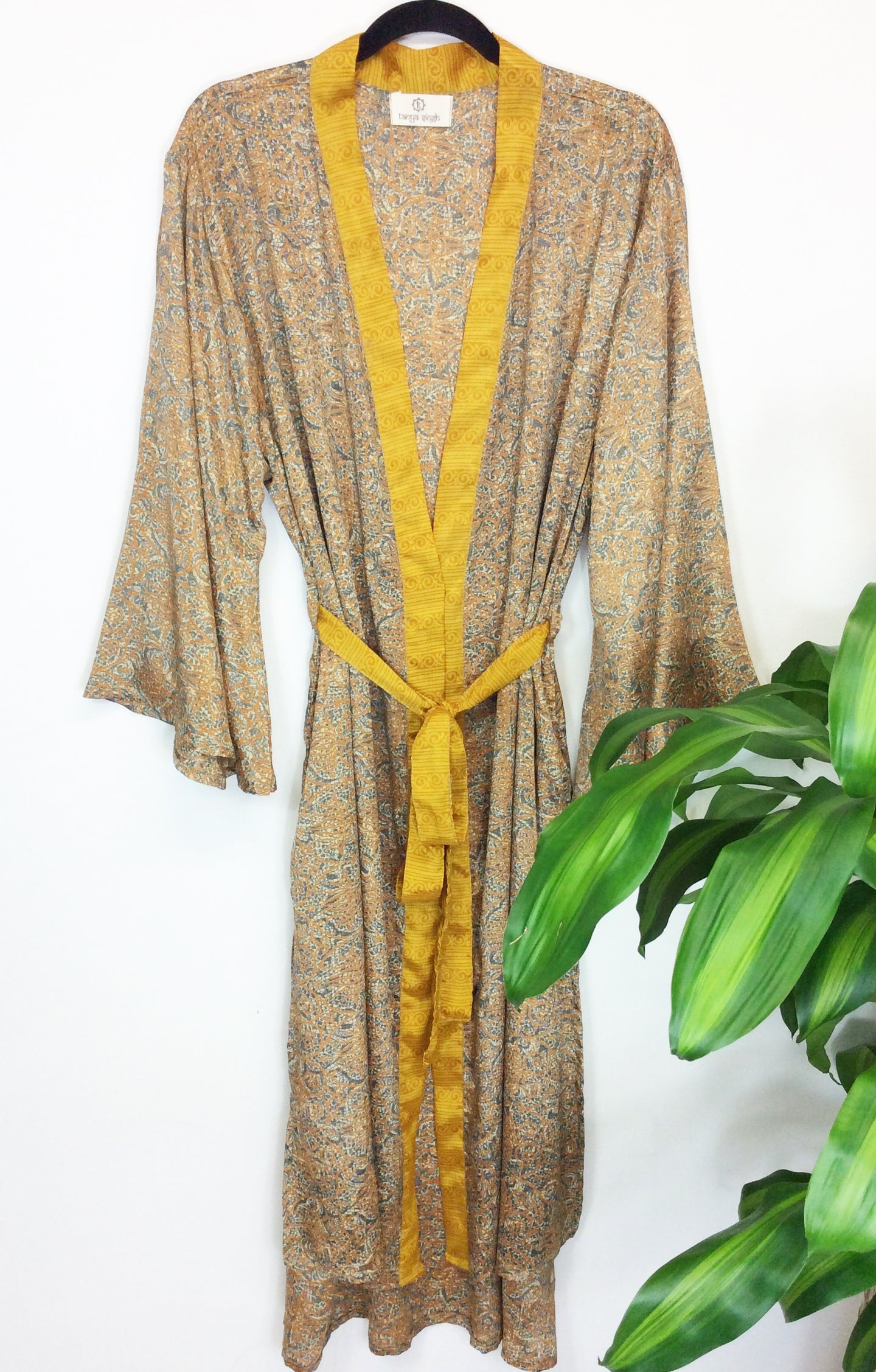 Vintage Sari Kimono Long