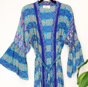 Vintage Sari Kimono Long