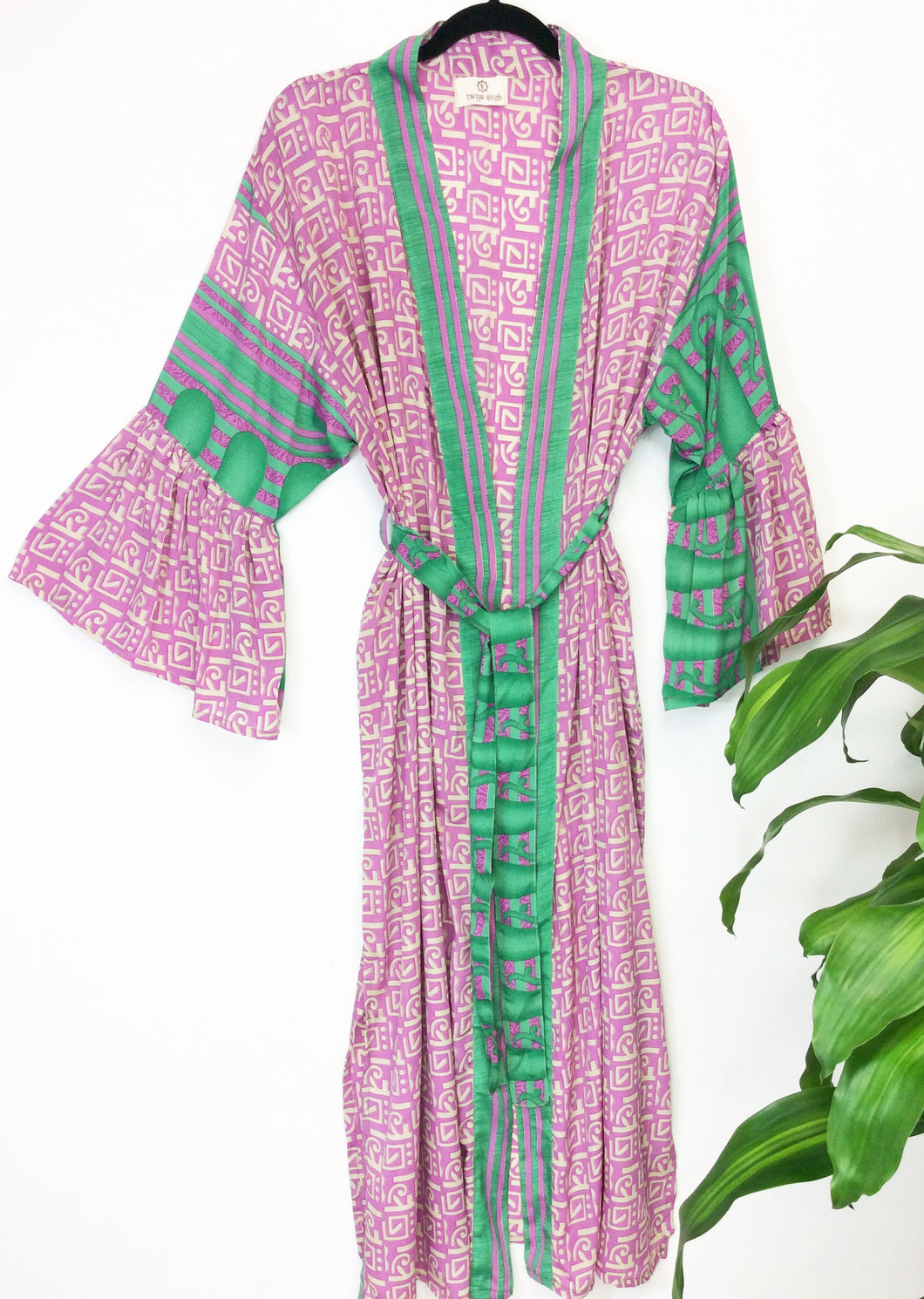 Vintage Sari Kimono Long