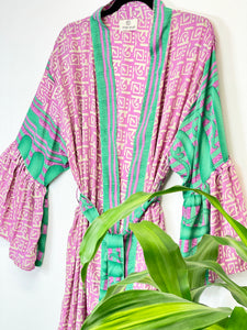 Vintage Sari Kimono Long